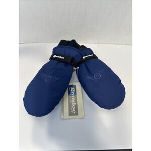 Grandoe Kids Winter Mittens Insulated Cold Weather Gloves Blue M